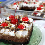 chocolate banana split cake