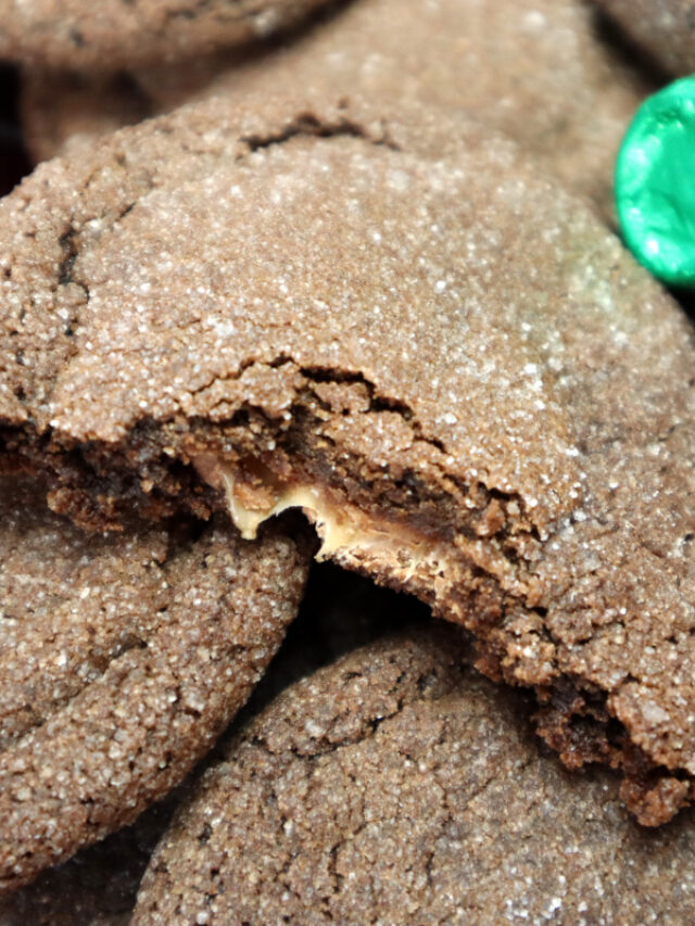 Rolo Stuffed Cookies