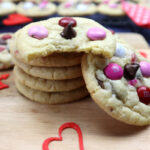 valentine's day m&m cookies