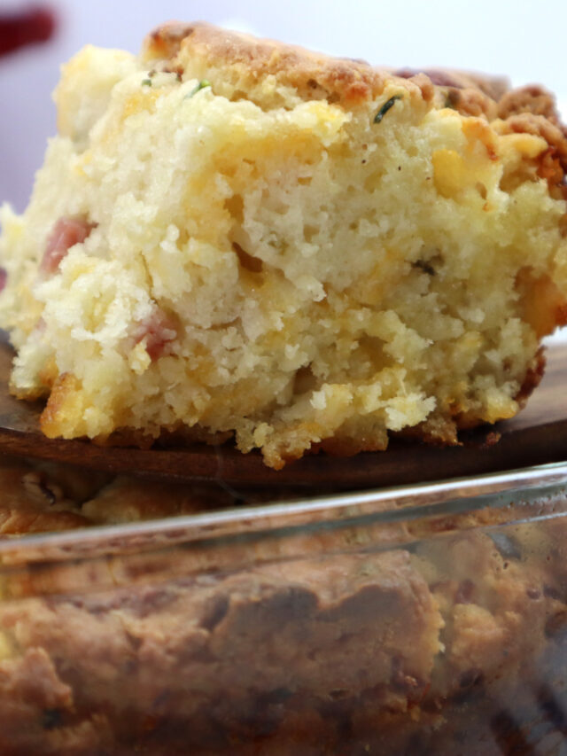Ham Butter Swim Biscuits (Butter Dip)