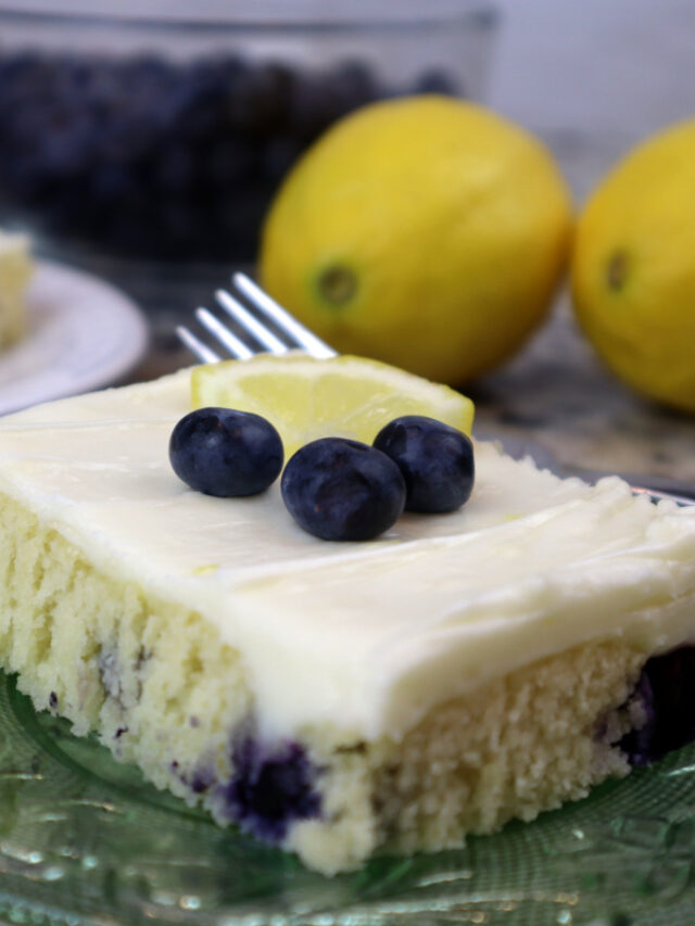 Lemon Blueberry Sheet Cake