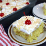 pina colada poke cake