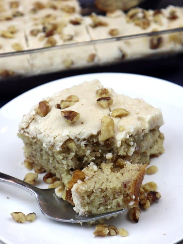 Banana Bread Bars with Brown Butter Frosting