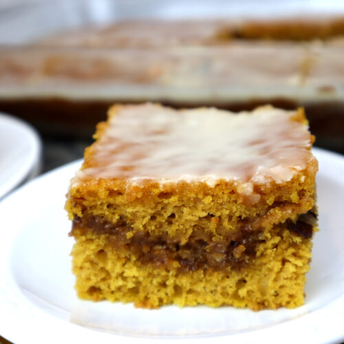 pumpkin honey bun cake
