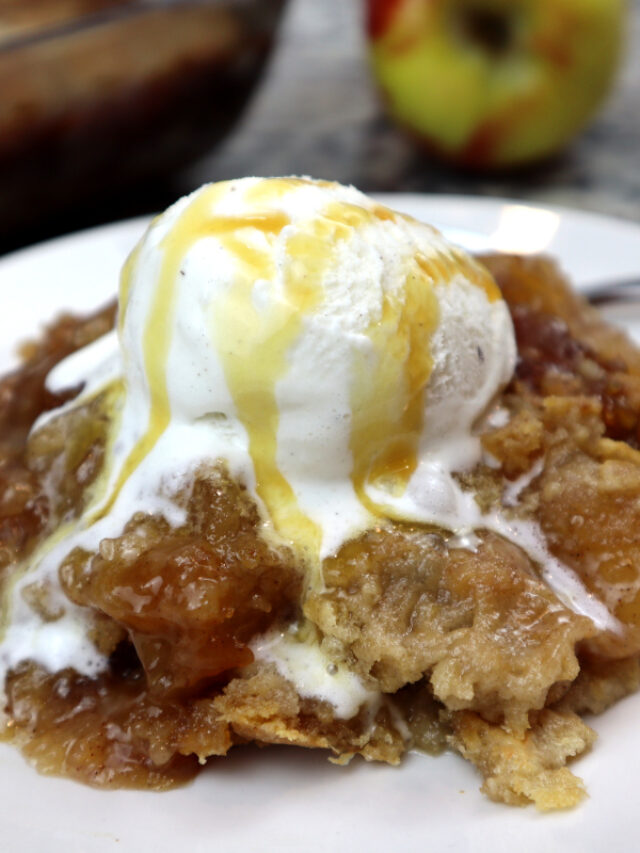 Apple Caramel Dump Cake