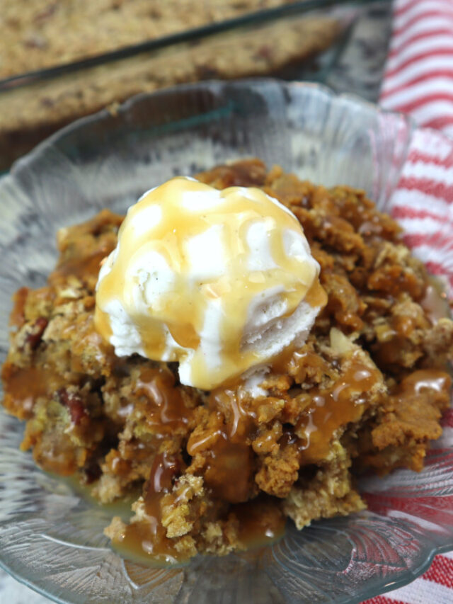 Easy Pumpkin Pie Crisp Story