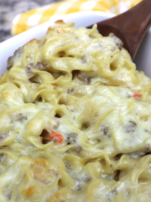 Philly Cheese Steak Casserole Recipe
