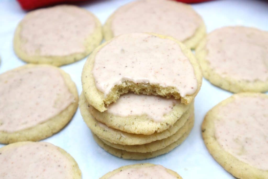 Taylor Swift Chai Sugar Cookies Recipe with Eggnog Icing The Freckled