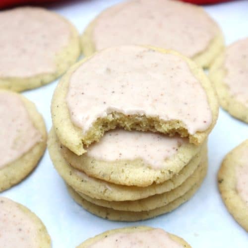 Taylor Swift Chai Sugar Cookies Recipe with Eggnog Icing The Freckled