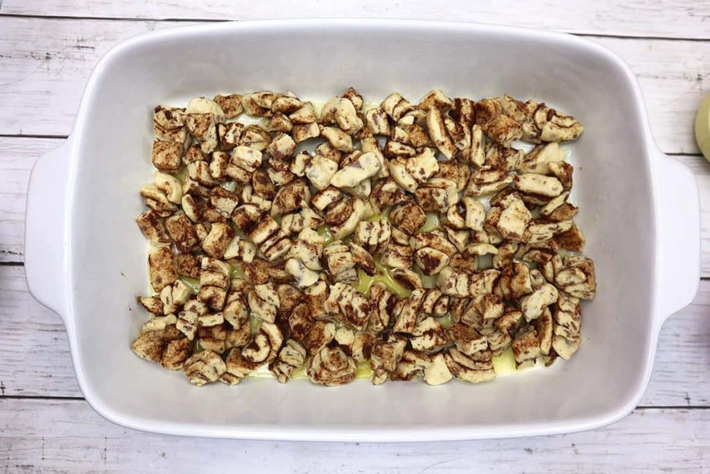 Cinnamon Roll Casserole The Freckled Cook