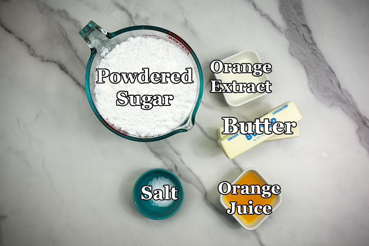 orange buttercream frosting ingredients