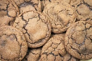Mexican hot chocolate cookies stack