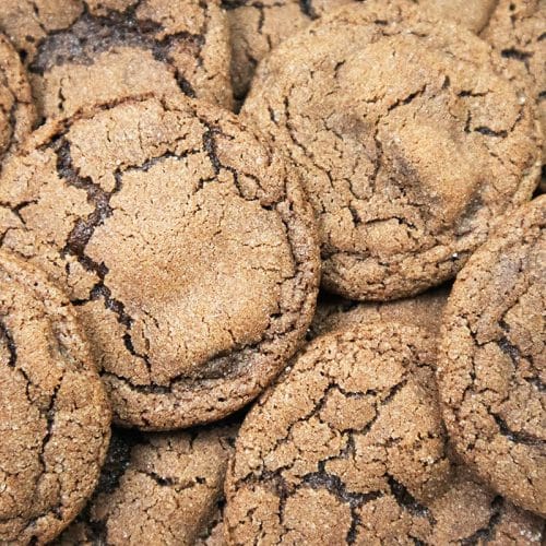 Mexican hot chocolate cookies stack