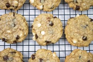 Marry Me Cookies on a cooling rack.