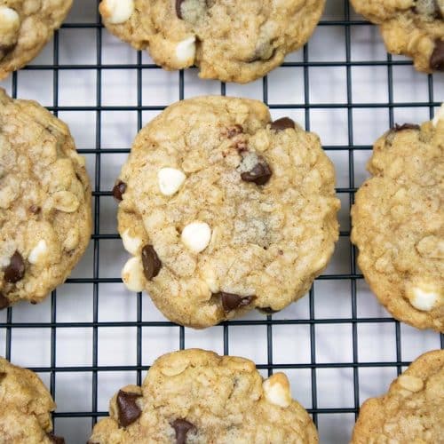 Marry Me Cookies on a cooling rack.